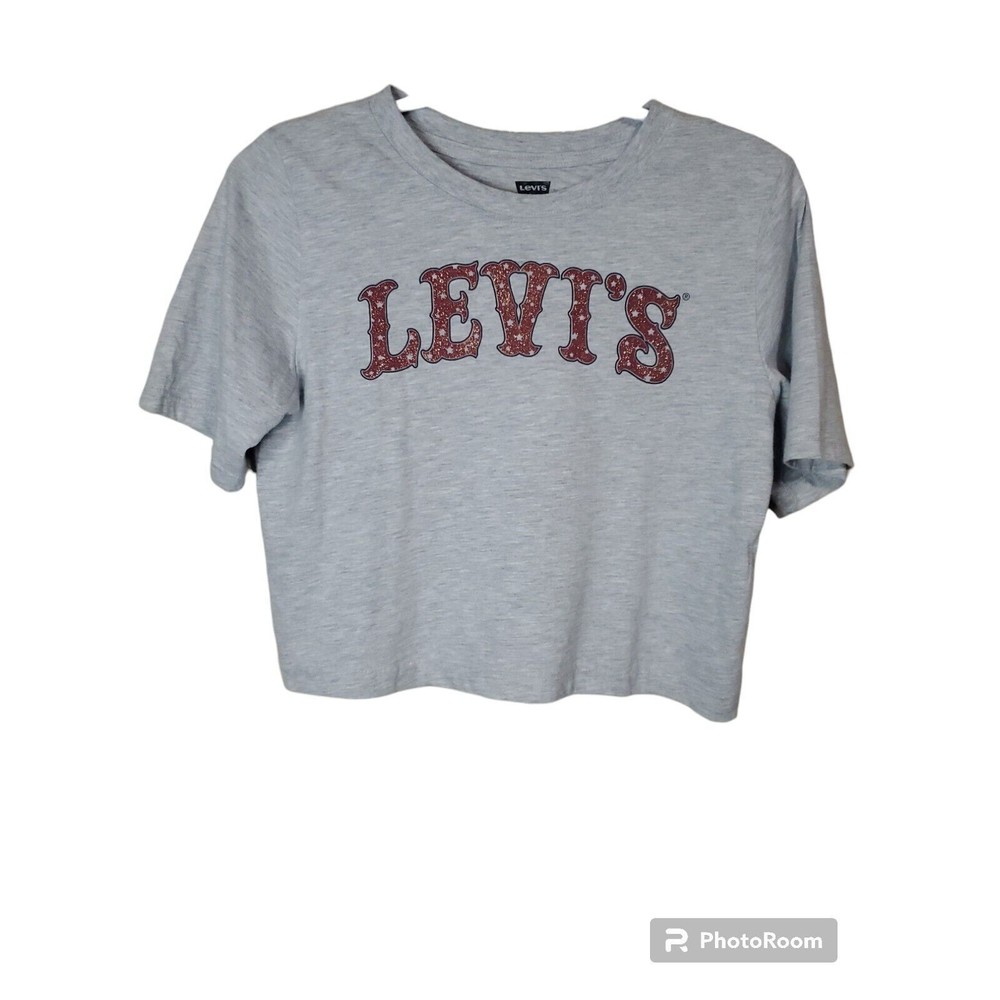 Levis cropped‎ T shirt Youth Large